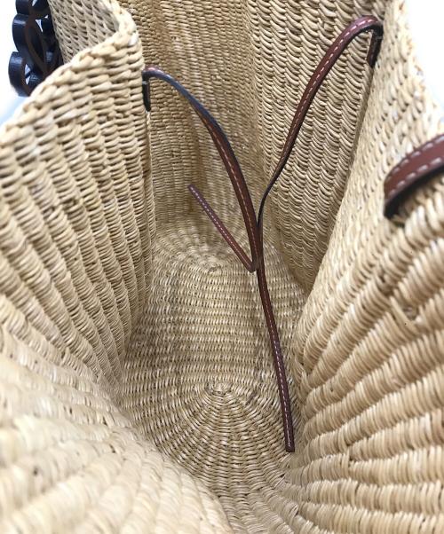 LOEWE（ロエベ）LOEWE (ロエベ) シェルバスケットバッグ スモール ベージュの古着・服飾アイテム