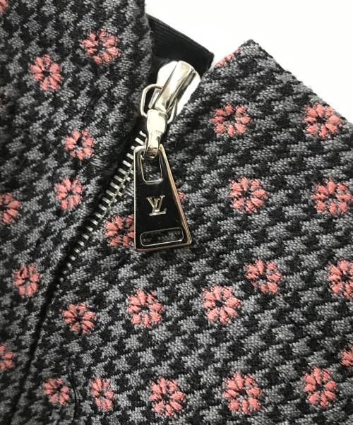 LOUIS VUITTON（ルイ ヴィトン）LOUIS VUITTON (ルイ ヴィトン) シルク混 千鳥柄ミニスカート グレー サイズ:36の古着・服飾アイテム