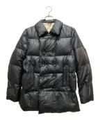 COMME des GARCONS HOMMEコムデギャルソン オム）の古着「ダブルブレストダウンPコート」｜ブラック