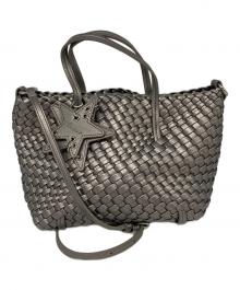 ECoDAY（エコデイ）の古着「2way Woven Bag」｜シルバー