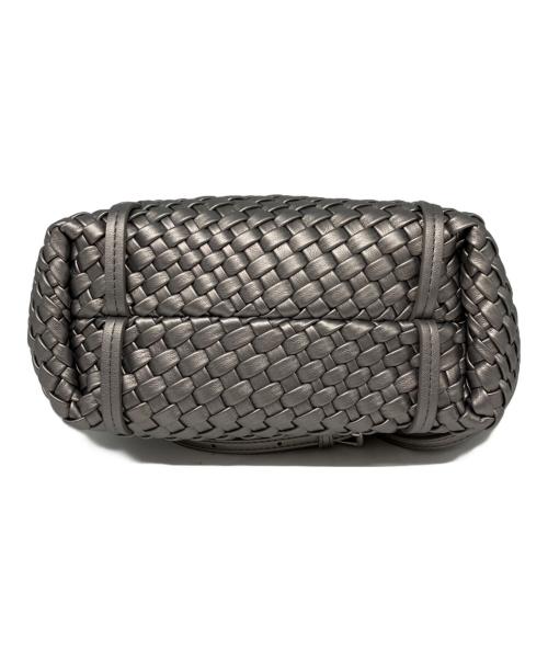 ECoDAY（エコデイ）ecoday (エコデイ) 2way Woven Bag シルバーの古着・服飾アイテム