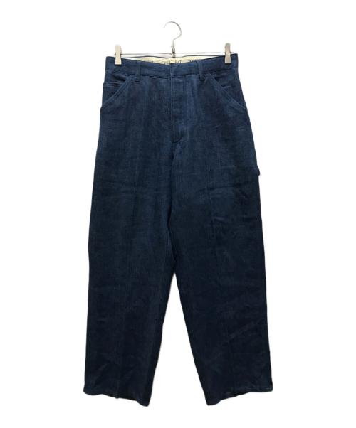 NEAT（ニート）NEAT (ニート) リネンデニムパンツ インディゴ サイズ:Sの古着・服飾アイテム