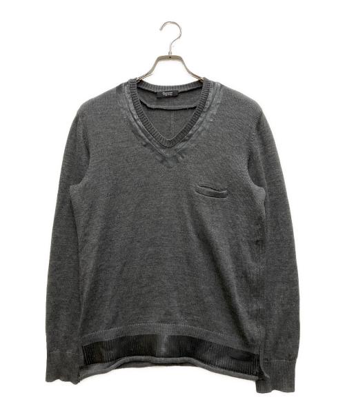 UNDERCOVERISM（アンダーカバーイズム）UNDERCOVERISM (アンダーカバーイズム) リフレクターニット グレー サイズ:3の古着・服飾アイテム
