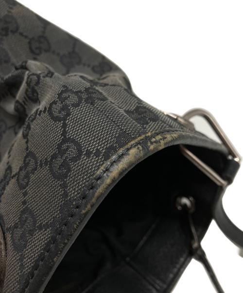GUCCI（グッチ）GUCCI (グッチ) GGキャンバス トートバッグ ブラックの古着・服飾アイテム