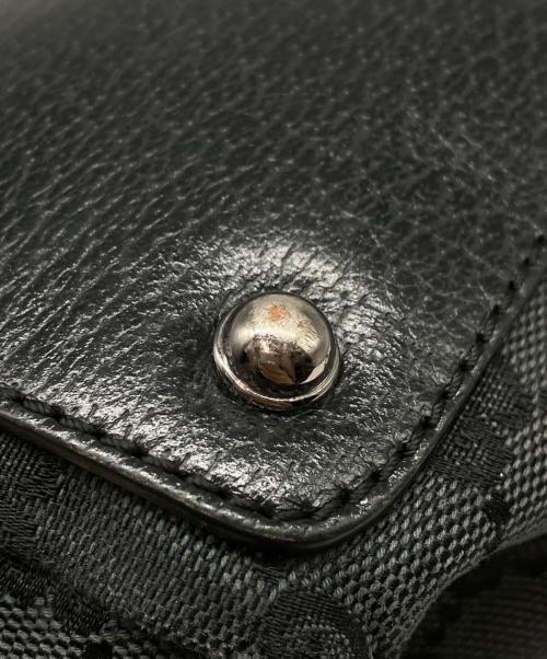 GUCCI（グッチ）GUCCI (グッチ) GGキャンバス トートバッグ ブラックの古着・服飾アイテム