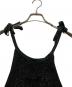 中古・古着 Jean Paul GAULTIER FEMME (ジャンポールゴルチエ フェム) 透け編みニットキャミ ブラック サイズ:40：12000円