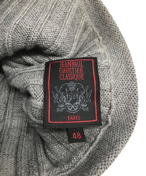 Jean Paul GAULTIER CLASSIQUE（ジャンポールゴルチエクラシック）Jean Paul GAULTIER CLASSIQUE (ジャンポールゴルチエクラシック) ニット帽 グレー サイズ:48の古着・服飾アイテム