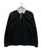 OVYオヴィー）の古着「Heavy Cotton Classic Rugger Shirt」｜ブラック