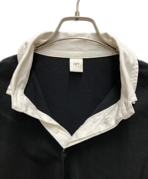 OVY（オヴィー）OVY (オヴィー) Heavy Cotton Classic Rugger Shirt ブラック サイズ:Mの古着・服飾アイテム