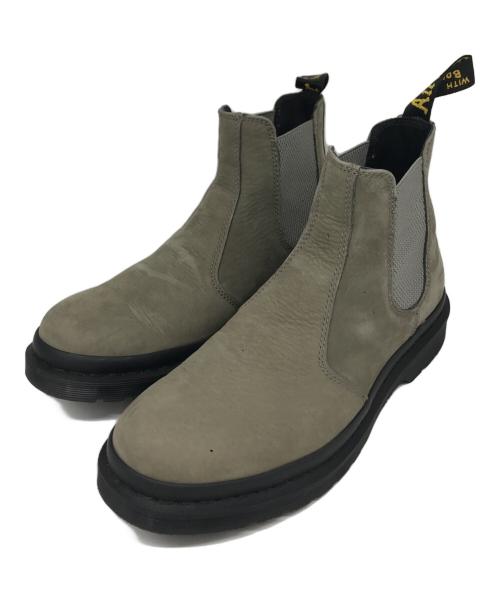 Dr.Martens（ドクターマーチン）Dr.Martens (ドクターマーチン) 2976 Milled Nubuck Chelsea Boots グレー サイズ:UK9の古着・服飾アイテム