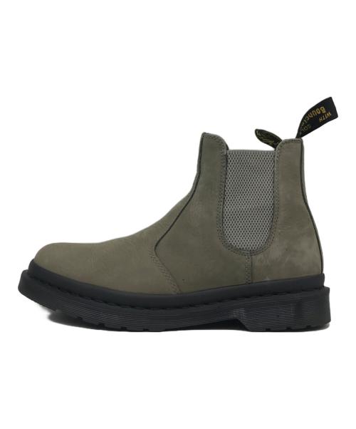 Dr.Martens（ドクターマーチン）Dr.Martens (ドクターマーチン) 2976 Milled Nubuck Chelsea Boots グレー サイズ:UK9の古着・服飾アイテム