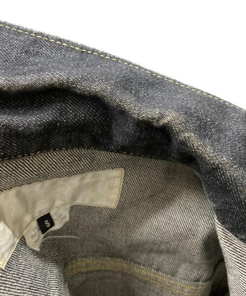 GANRYU（ガンリュウ）GANRYU (ガンリュウ) ストラップ付デニムジャケット インディゴ サイズ:Sの古着・服飾アイテム