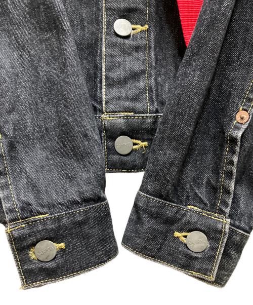 GANRYU（ガンリュウ）GANRYU (ガンリュウ) ストラップ付デニムジャケット インディゴ サイズ:Sの古着・服飾アイテム