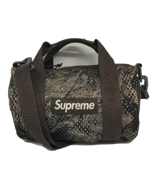 SUPREME（シュプリーム）Supreme (シュプリーム) 25SS Mesh Mini Duffle Bag オリーブ＆ブラウンの古着・服飾アイテム