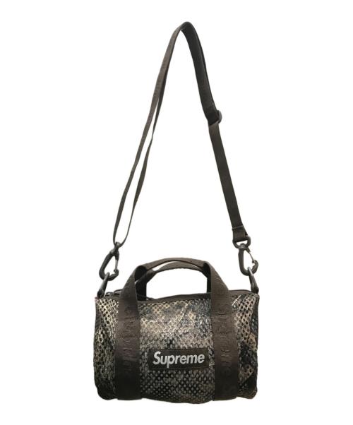 SUPREME（シュプリーム）Supreme (シュプリーム) 25SS Mesh Mini Duffle Bag オリーブ＆ブラウンの古着・服飾アイテム