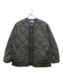 THE NORTHFACE PURPLELABEL（ザ・ノースフェイス パープルレーベル）の古着「Field Down Cardigan」｜グレー