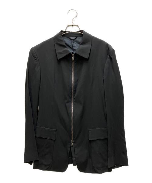 EMPORIO ARMANI（エンポリオ アルマーニ）EMPORIO ARMANI (エンポリオ アルマーニ) 90s～00s ダブルジップジャケット ブラック サイズ:46の古着・服飾アイテム