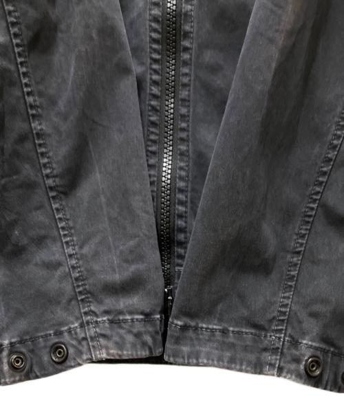 STONE ISLAND（ストーンアイランド）STONE ISLAND (ストーンアイランド) OLD Treatment Organic Cotton Overshirt ブラック サイズ:Mの古着・服飾アイテム