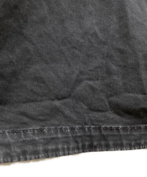 STONE ISLAND（ストーンアイランド）STONE ISLAND (ストーンアイランド) OLD Treatment Organic Cotton Overshirt ブラック サイズ:Mの古着・服飾アイテム