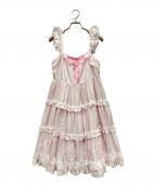 Angelic Prettyアンジェリックプリティー）の古着「キャミティアードワンピース」｜ホワイト