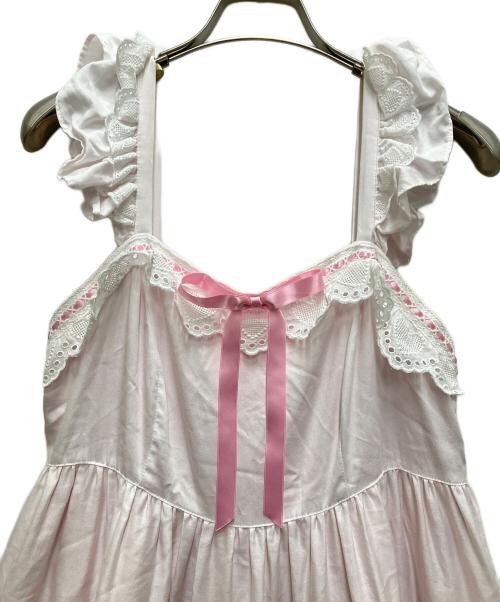 Angelic Pretty（アンジェリックプリティー）Angelic Pretty (アンジェリックプリティー) キャミティアードワンピース ホワイト サイズ:FREEの古着・服飾アイテム