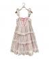 Angelic Pretty（アンジェリックプリティー）の古着「キャミティアードワンピース」｜ホワイト