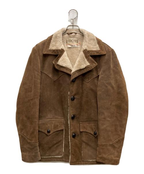 Schott（ショット）Schott (ショット) 70's~80's スエードボアジャケット ブラウン サイズ:38の古着・服飾アイテム