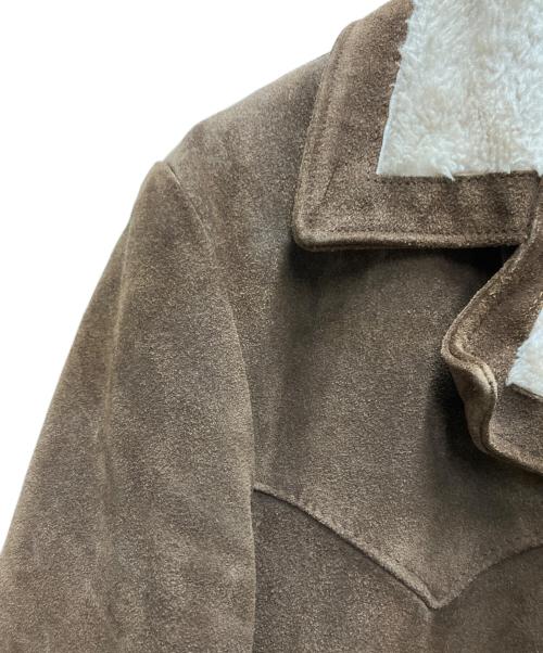 Schott（ショット）Schott (ショット) 70's~80's スエードボアジャケット ブラウン サイズ:38の古着・服飾アイテム