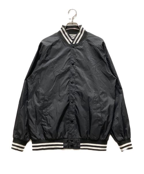 CDG（シーディージー）CDG (シーディージー) バックロゴナイロンスタジャン ブラック サイズ:Lの古着・服飾アイテム