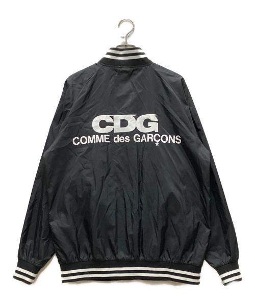 CDG（シーディージー）CDG (シーディージー) バックロゴナイロンスタジャン ブラック サイズ:Lの古着・服飾アイテム