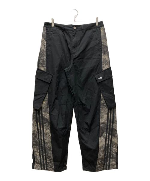 adidas（アディダス）adidas (アディダス) ADILENIUM 5.0 CARGO PANTS ブラック サイズ:34の古着・服飾アイテム
