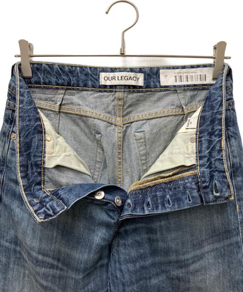 OUR LEGACY（アワーレガシー）OUR LEGACY (アワーレガシー) VAST CUT Vintage Rubber Repair Denim インディゴ サイズ:26の古着・服飾アイテム