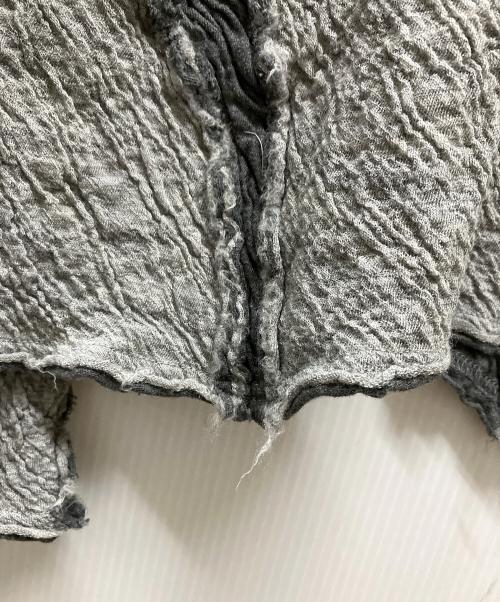 NVRFRGT（ネヴァーフォーゲット）NVRFRGT (ネヴァーフォーゲット) PANELED LONG SLEEVE T SHIRT グレー サイズ:2の古着・服飾アイテム