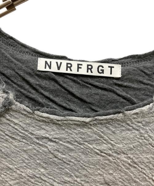 NVRFRGT（ネヴァーフォーゲット）NVRFRGT (ネヴァーフォーゲット) PANELED LONG SLEEVE T SHIRT グレー サイズ:2の古着・服飾アイテム