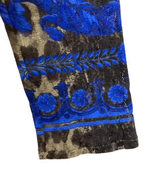VERSACE（ヴェルサーチ）VERSACE (ヴェルサーチ) ヒョウ柄ワンピース グレー サイズ:38の古着・服飾アイテム
