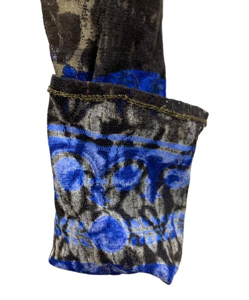 VERSACE（ヴェルサーチ）VERSACE (ヴェルサーチ) ヒョウ柄ワンピース グレー サイズ:38の古着・服飾アイテム