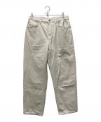 stussyステューシー）の古着「Washed Canvas Big OL デニムパンツ」｜ベージュ