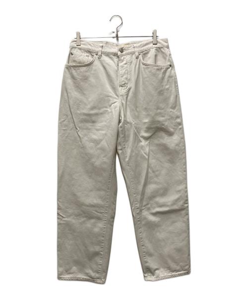 stussy（ステューシー）stussy (ステューシー) Washed Canvas Big OL デニムパンツ ベージュ サイズ:W30の古着・服飾アイテム