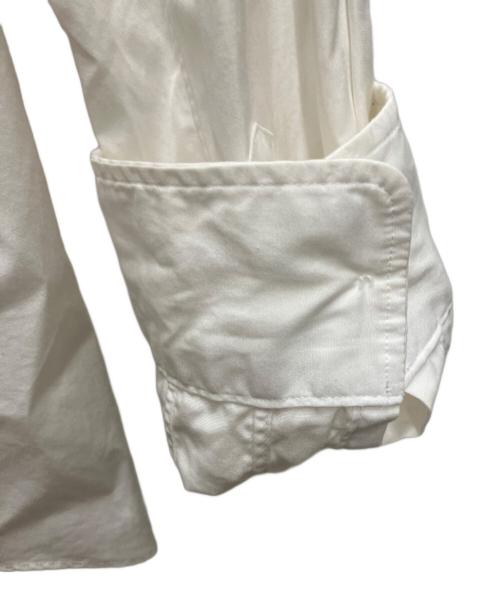 COMME des GARCONS HOMME PLUS（コムデギャルソンオムプリュス）COMME des GARCONS HOMME PLUS (コムデギャルソンオムプリュス) デザインシャツ ホワイト サイズ:Mの古着・服飾アイテム