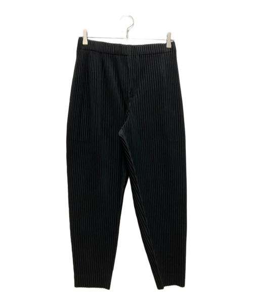 HOMME PLISSE ISSEY MIYAKE（オム プリッセ イッセイ ミヤケ）HOMME PLISSE ISSEY MIYAKE (オム プリッセ イッセイ ミヤケ) プリーツパンツ ブラック サイズ:1の古着・服飾アイテム