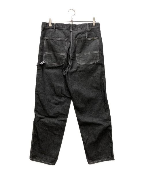 Hysteric Glamour（ヒステリックグラマー）Hysteric Glamour (ヒステリックグラマー) ダブルニーデニムパンツ ブラック サイズ:Mの古着・服飾アイテム