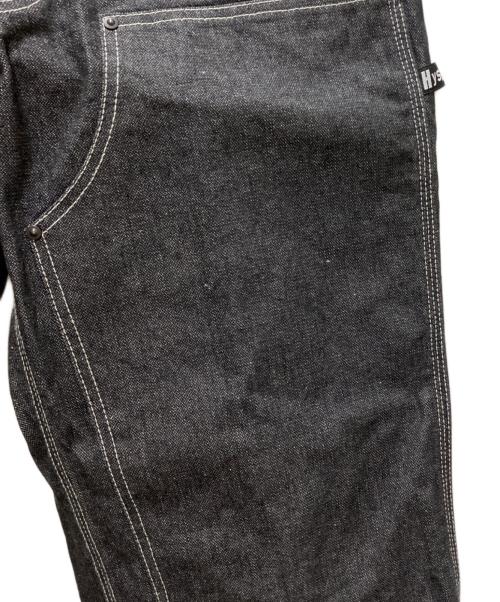 Hysteric Glamour（ヒステリックグラマー）Hysteric Glamour (ヒステリックグラマー) ダブルニーデニムパンツ ブラック サイズ:Mの古着・服飾アイテム