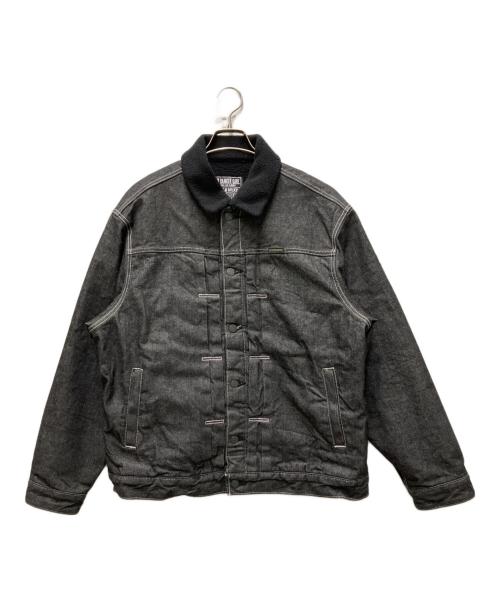 Hysteric Glamour（ヒステリックグラマー）Hysteric Glamour (ヒステリックグラマー) ボアデニムジャケット ブラック サイズ:XLの古着・服飾アイテム