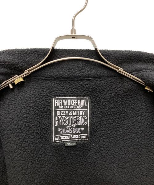 Hysteric Glamour（ヒステリックグラマー）Hysteric Glamour (ヒステリックグラマー) ボアデニムジャケット ブラック サイズ:XLの古着・服飾アイテム