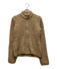 DOLCE & GABBANA Basic（ドルチェガッバーナベーシック）の古着「ドライバーズニット」｜ブラウン