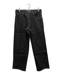 Diaspora Skateboards（ディアスポラスケートボードズ）の古着「Spliced Jean」｜ブラック