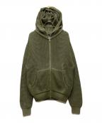BoTTボット）の古着「Knit Zip Hoodie」｜グリーン