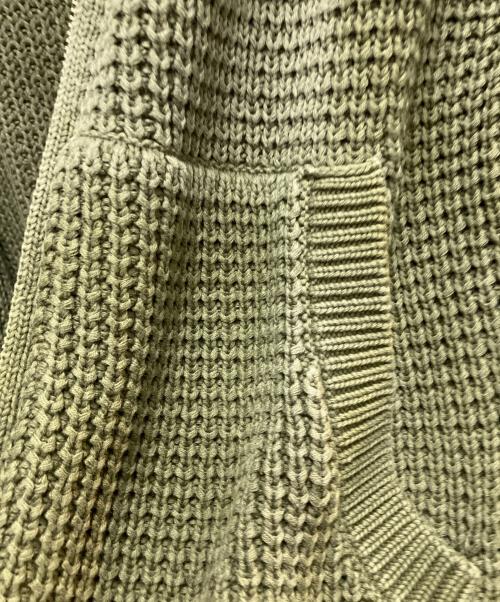 BoTT（ボット）BoTT (ボット) Knit Zip Hoodie グリーン サイズ:Lの古着・服飾アイテム