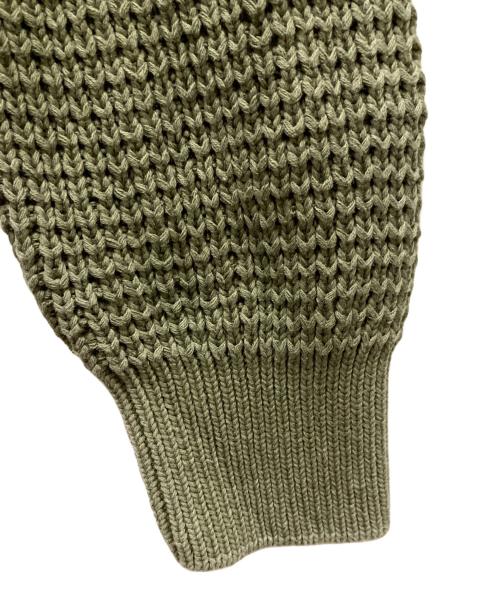 BoTT（ボット）BoTT (ボット) Knit Zip Hoodie グリーン サイズ:Lの古着・服飾アイテム