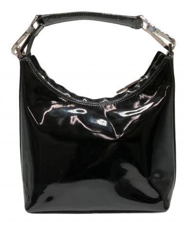 中古・古着通販】GUCCI (グッチ) パテントレザーワンショルダーバッグ